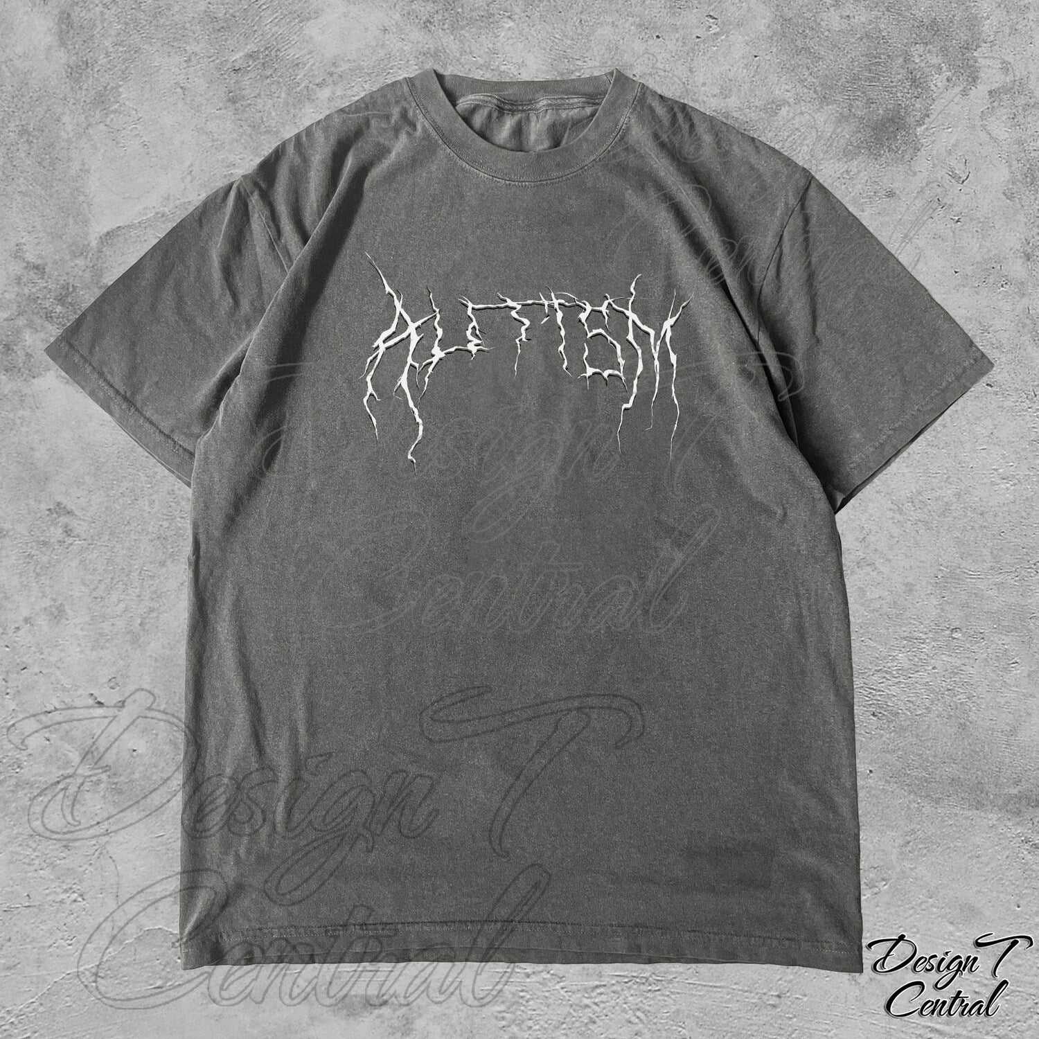 'Autism' Vintage Metal Meme Tee - Retro Graphic Novelty Shirt