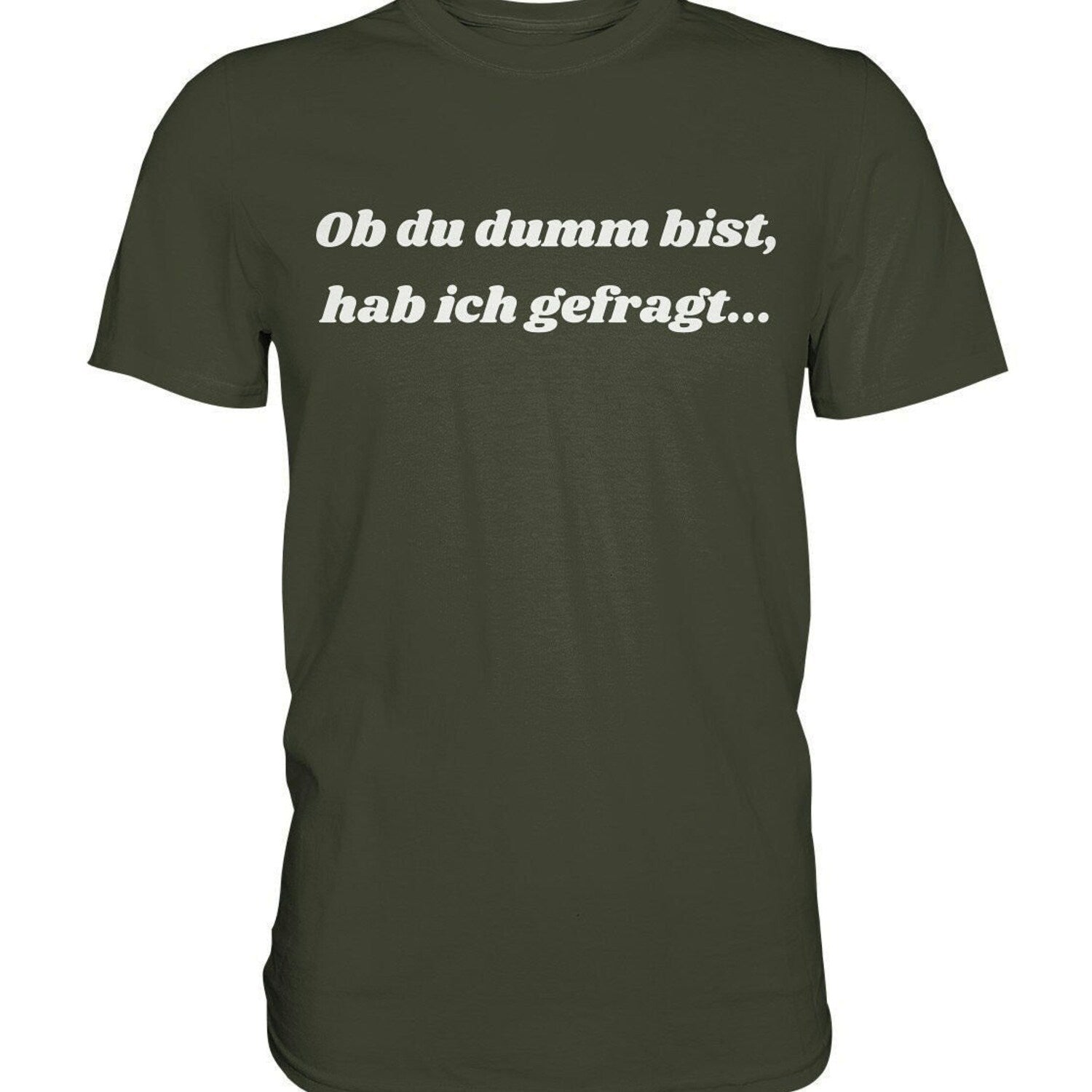 'I Asked If You Were Stupid' Rude Quote Tee - Premium Funny Graphic Novelty Shirt