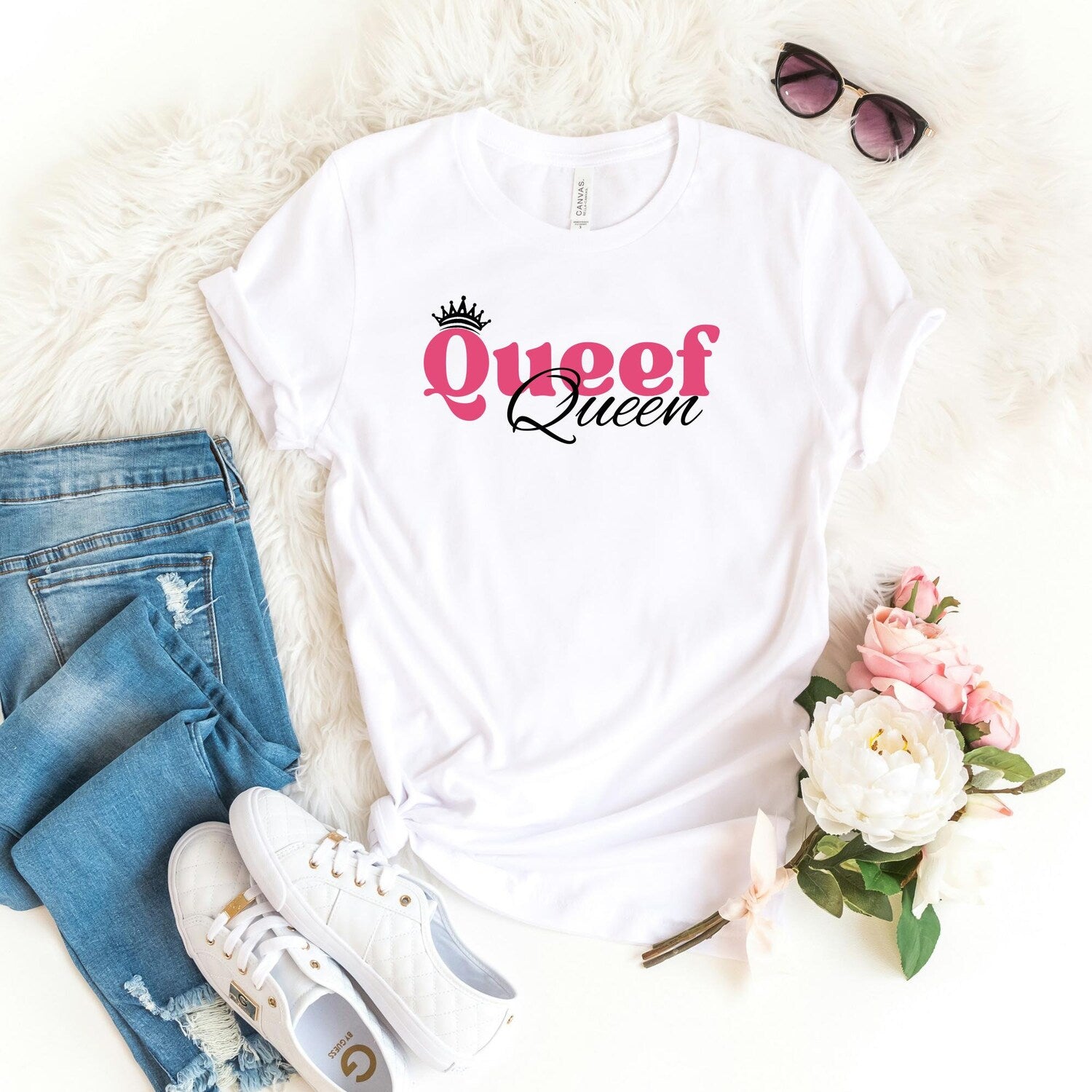 'Queef Queen' Funny Joke Tee - Sarcastic Graphic Novelty Shirt