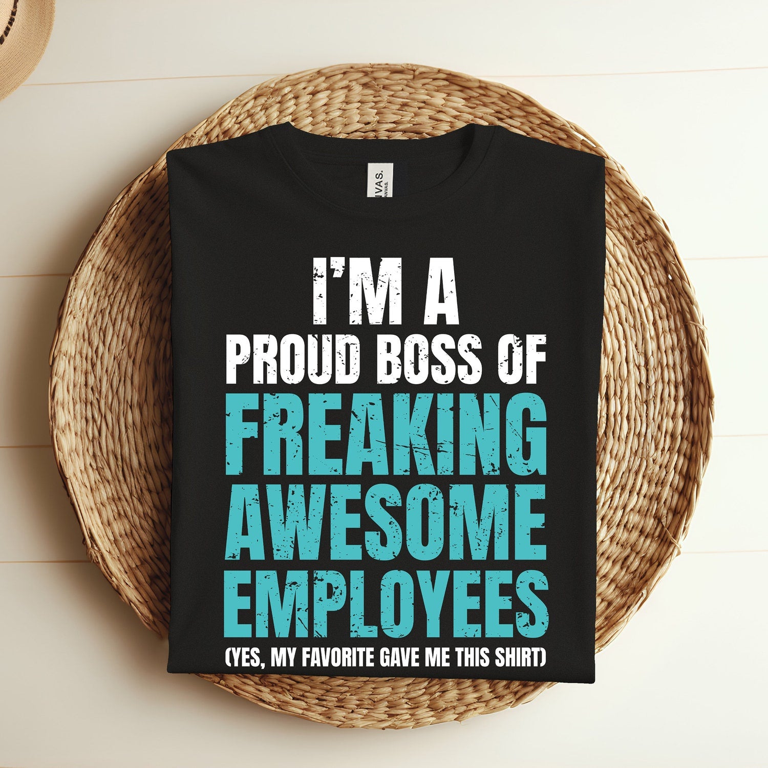 'Proud Boss Of Freaking Awesome' Funny Boss Tee - Office Gag Gift Shirt