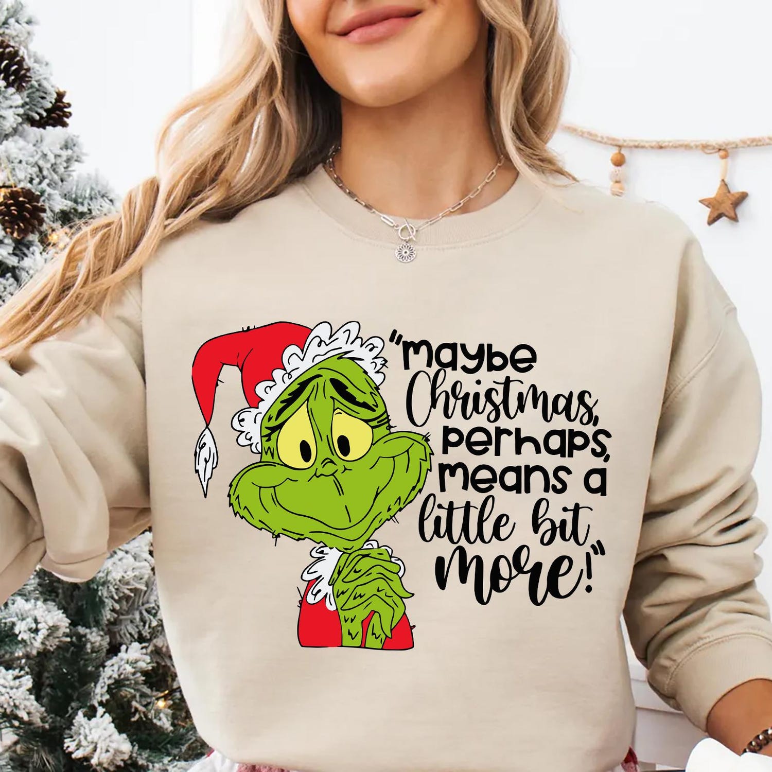 'Grinch Christmas' Funny Holiday Tee - Cute Xmas Graphic Novelty Shirt