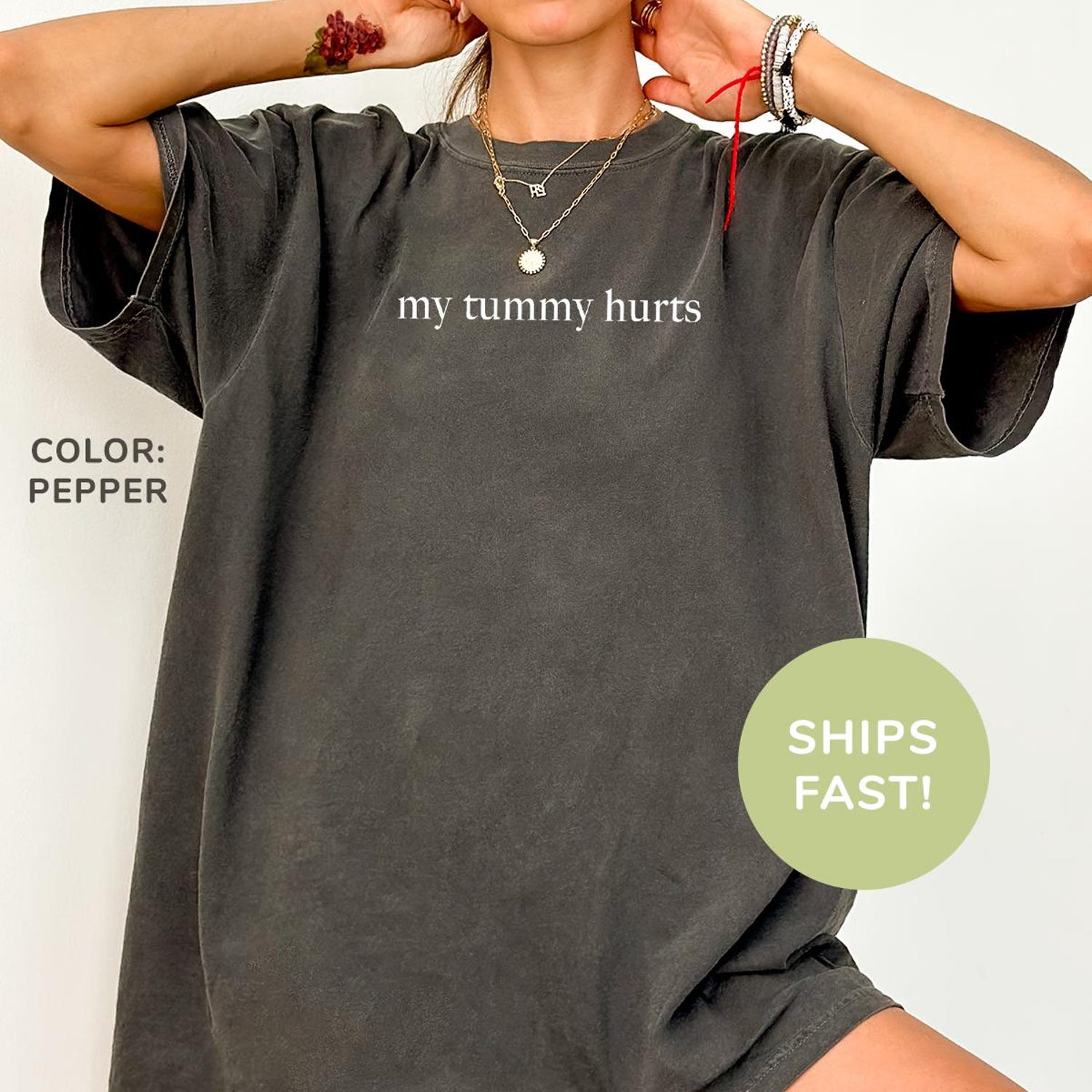 'Tummy Ache Survivor' Bravery Shirt - Funny Chronic Illness Awareness Top