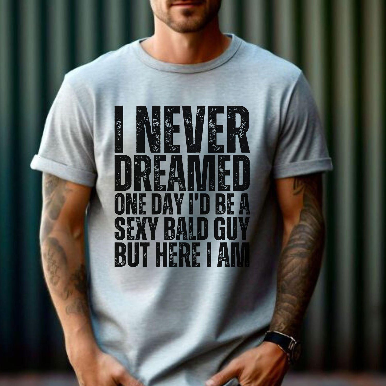 'Bald Guy' Funny Sarcastic Quote Tee - Men's Humor Graphic Novelty Gift Shirt