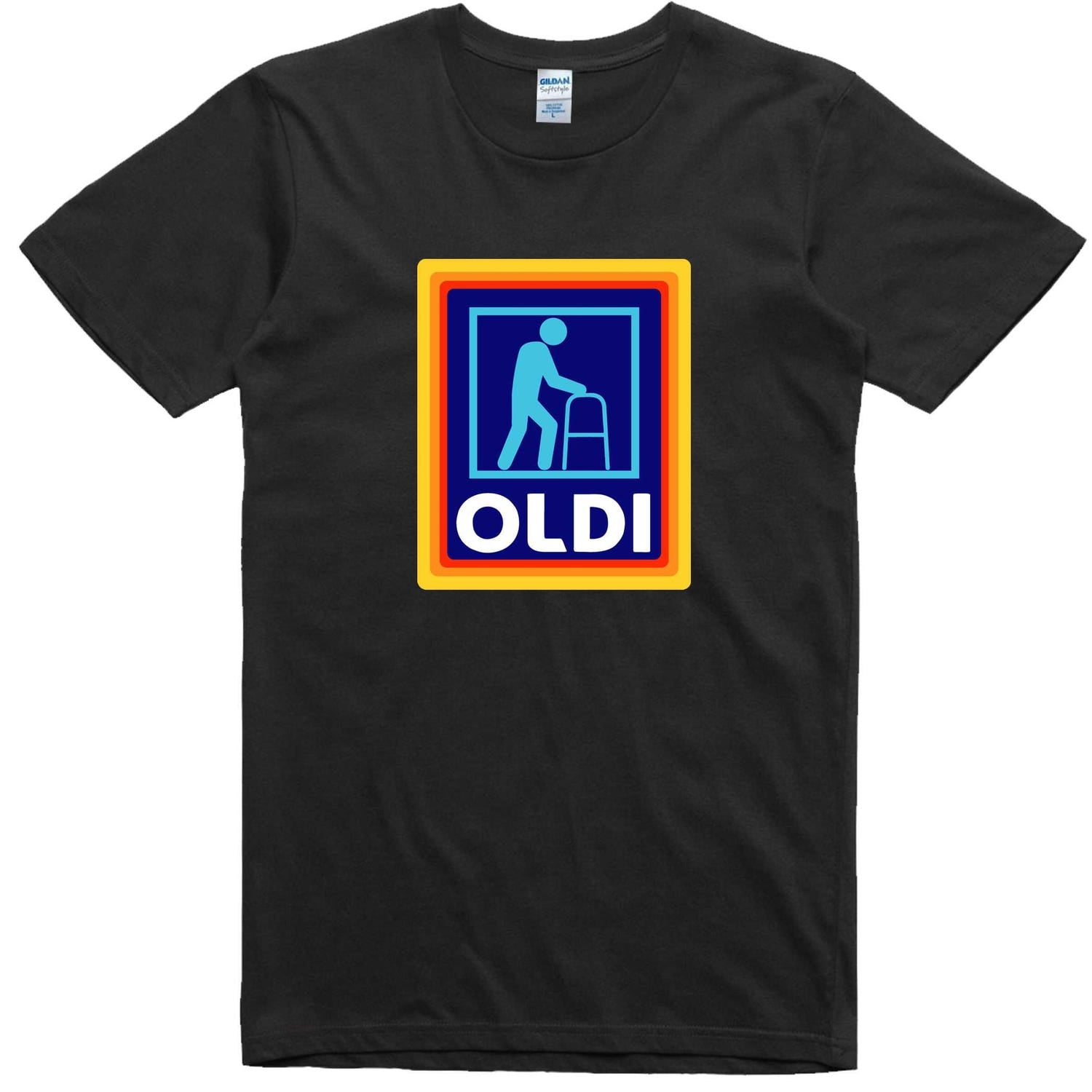 'Oldi Parody' Funny Men's Game Tee - Novelty Joke Gift Shirt