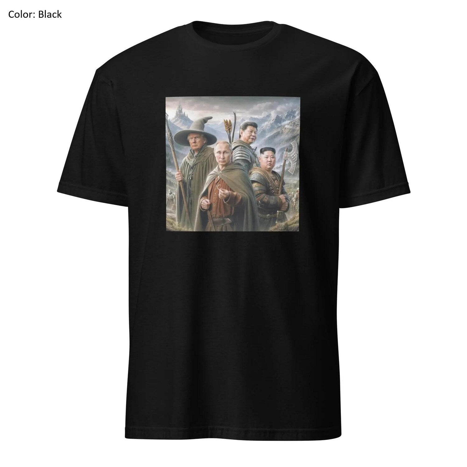 'The Presidents' Kim Jong Un, Putin Meme Tee - Funny Political Satire Graphic Shirt