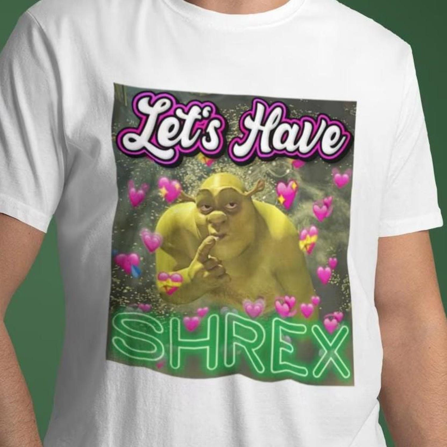 'Shrex' Adult Humor Meme Tee - Raunchy Ironic Sarcastic Graphic Novelty Shirt