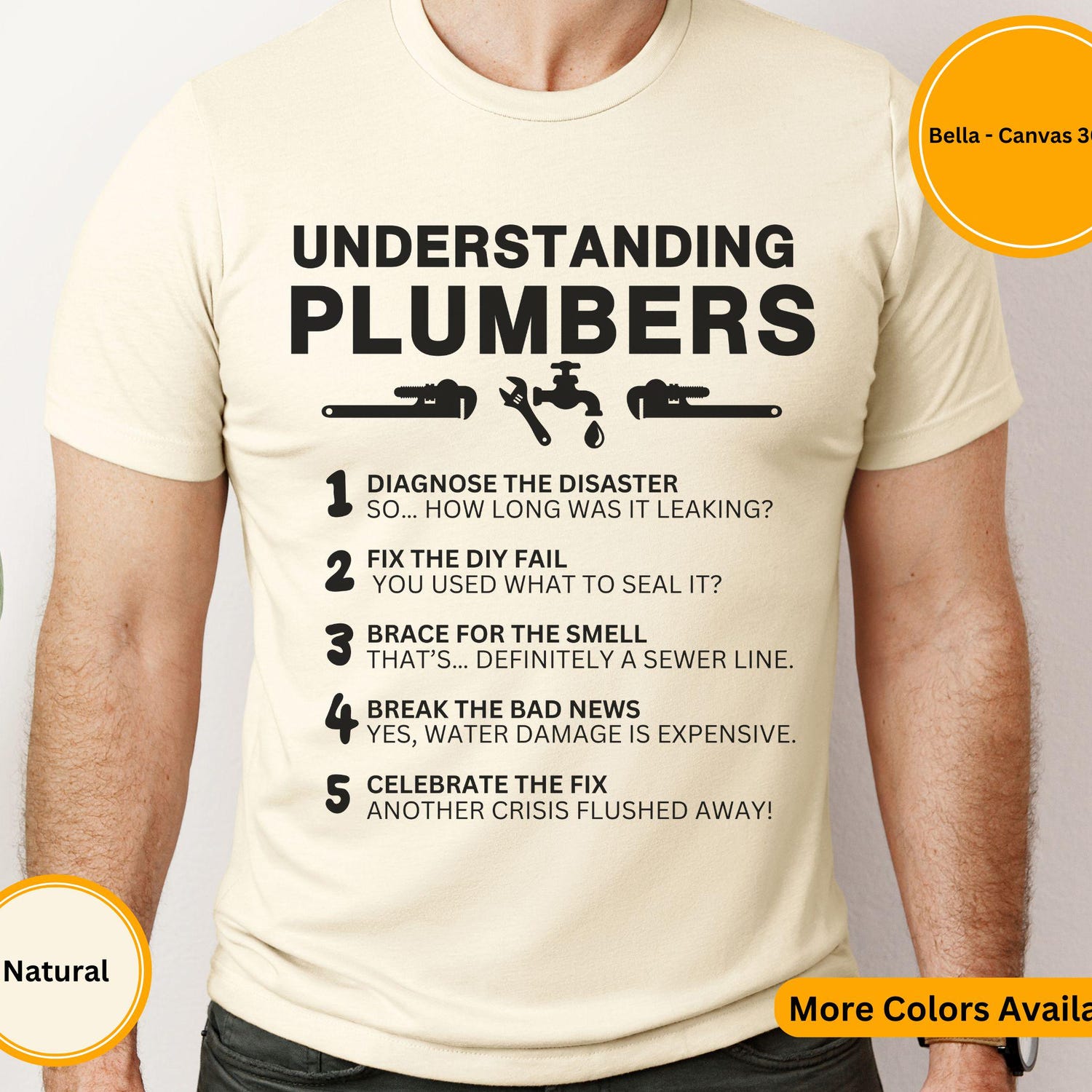 'Professional Plumber' Home Repair Humor Tee - Funny DIY Graphic Novelty Gift Shirt