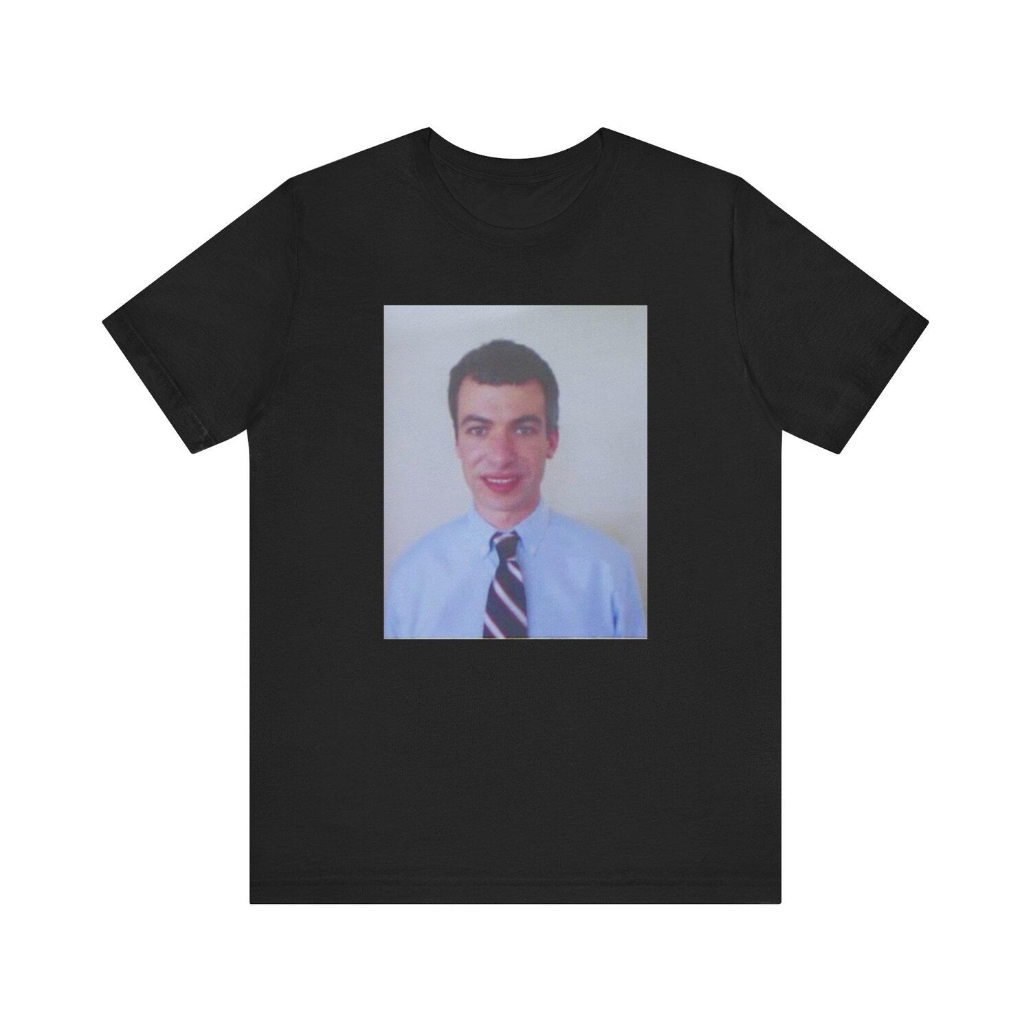 'Nathan Fielder Face' Meme Tee - Awkward Humor Graphic Novelty TikTok Gift Shirt