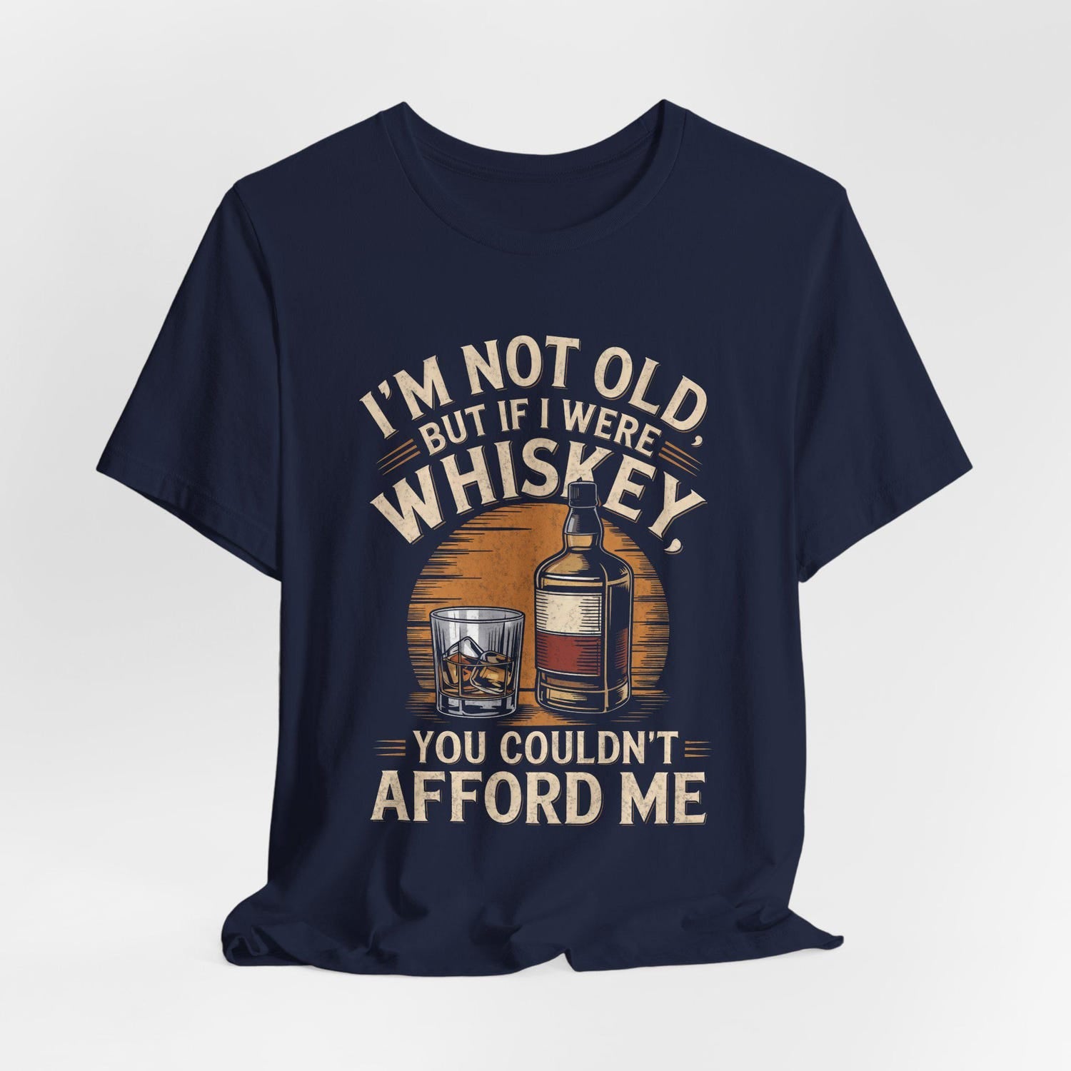'Whiskey Humor' Drinking Tee - Funny Whiskey Lover Graphic Novelty Gift Shirt