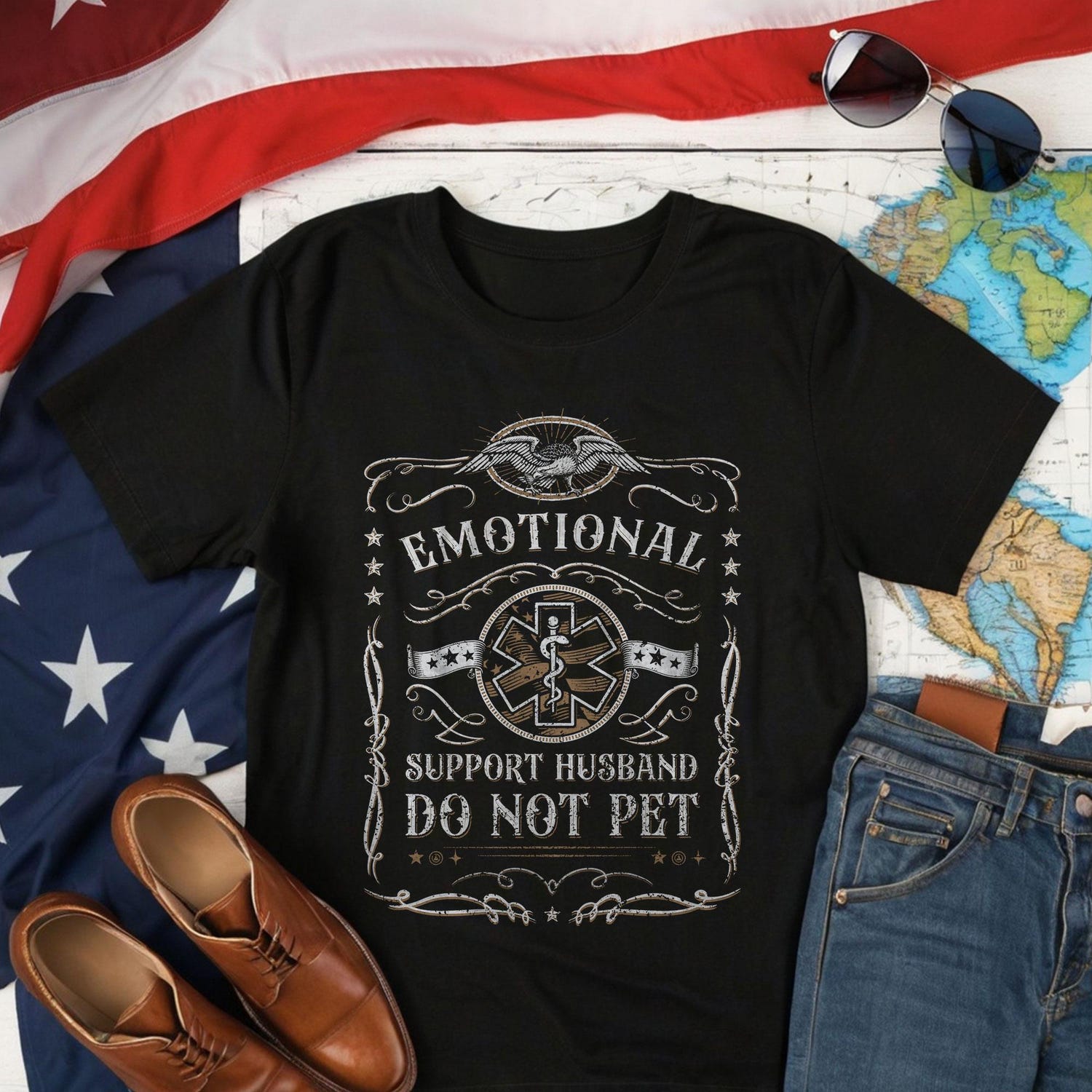 Do Not Pet Husband Shirt, Emotional Support Human Shirt, Funny Shirts For Husband, Emotion Shirt, Best Husband ESH Shirt, Gifts for Husband