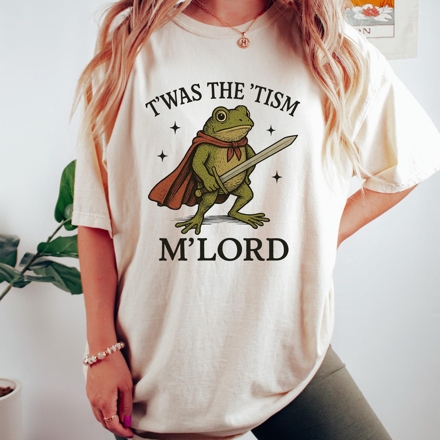 'Twas The 'Tism M'Lord' Frog Autism Tee - Funny Sarcastic Froggy Graphic Shirt