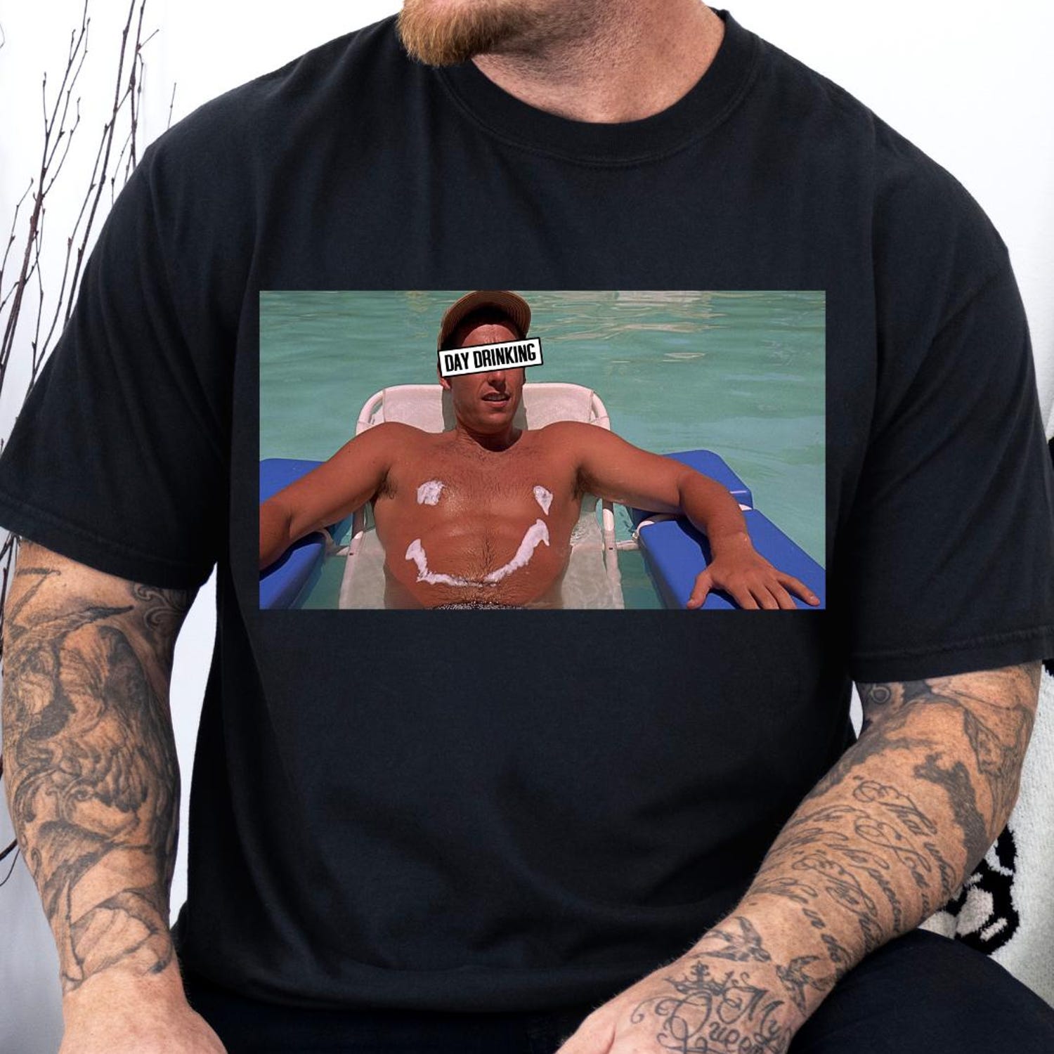 'Day Drinking Billy Madison' Adam Sandler Parody Tee - Funny Movie Fan Graphic Novelty Shirt