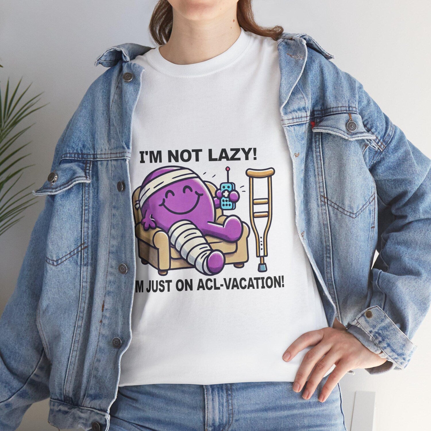 'ACL Vacation' Injury Recovery Tee - Funny Rehab Physical Therapy Gift Shirt