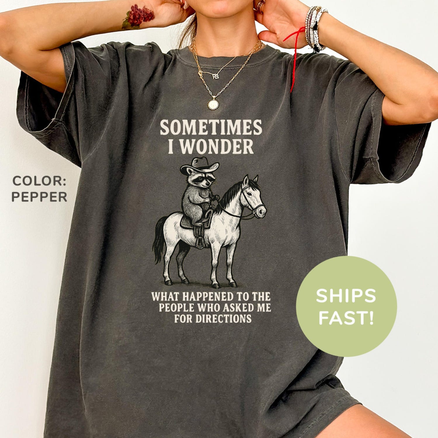 'Wonder What Happened To People' Funny Humor Tee - Sarcastic Comfort ColorsÂ® Graphic Novelty Shirt