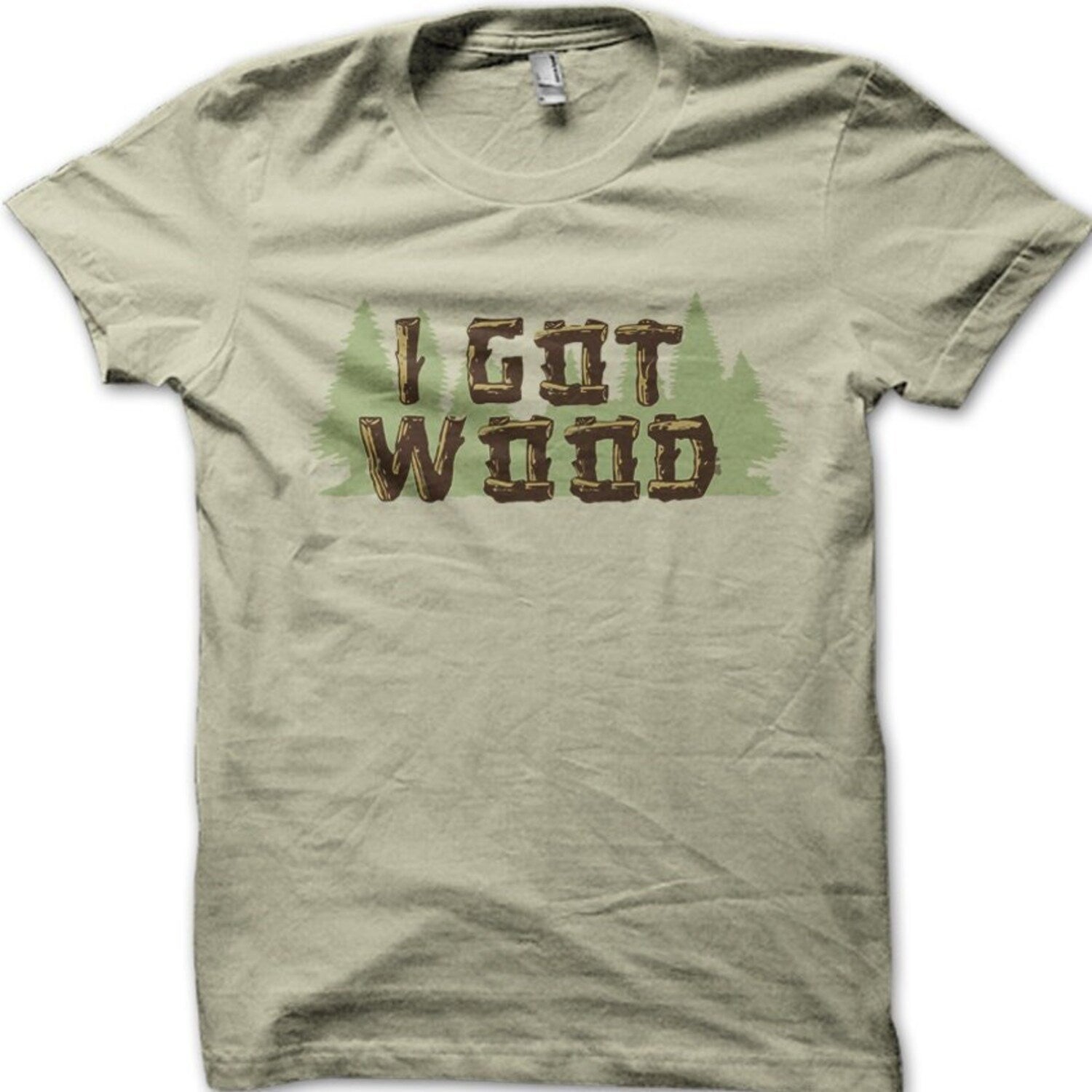 'I Got Wood' Shaun of the Dead Zombie Parody Tee - Funny Horror Graphic Novelty Shirt
