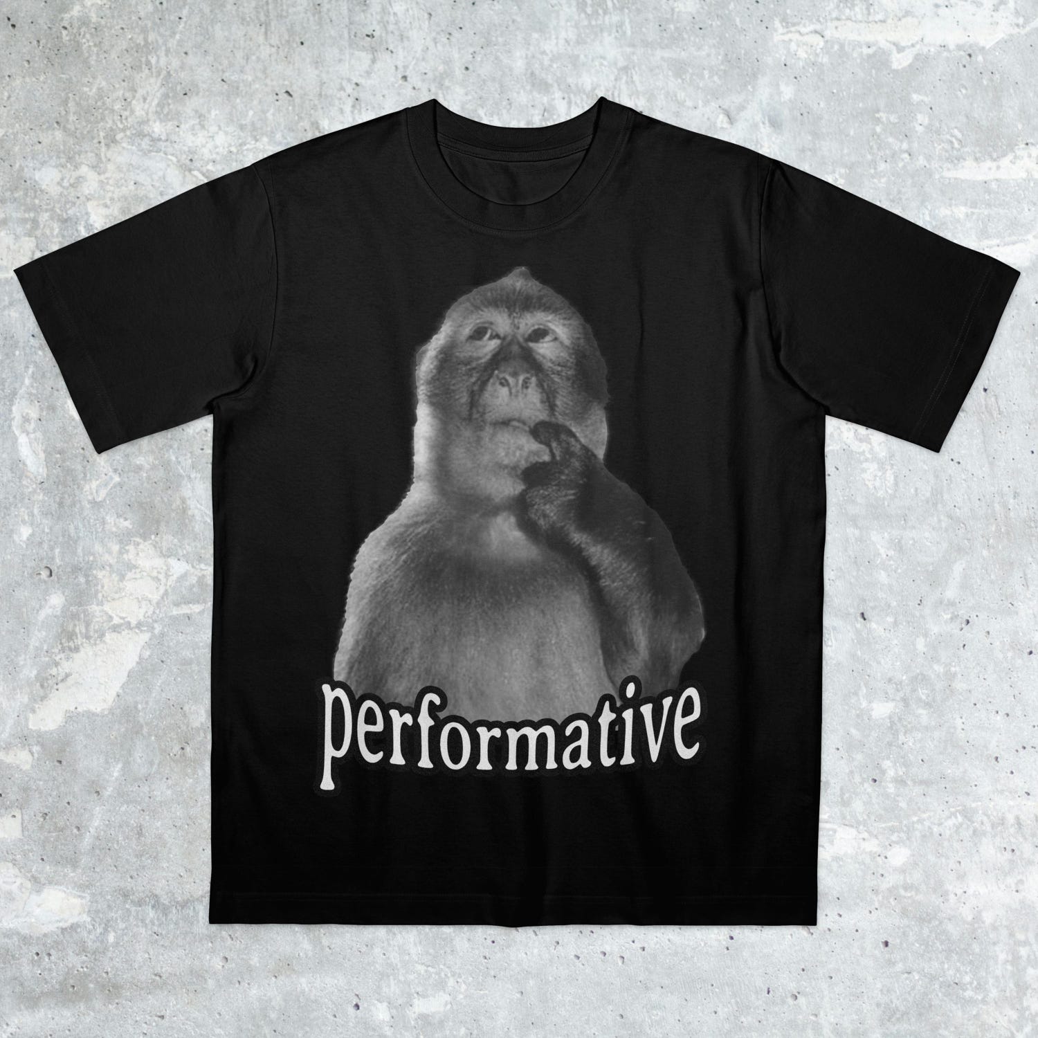 'Performative' Viral Meme Tee - Dank Gen Z Graphic Novelty Shirt