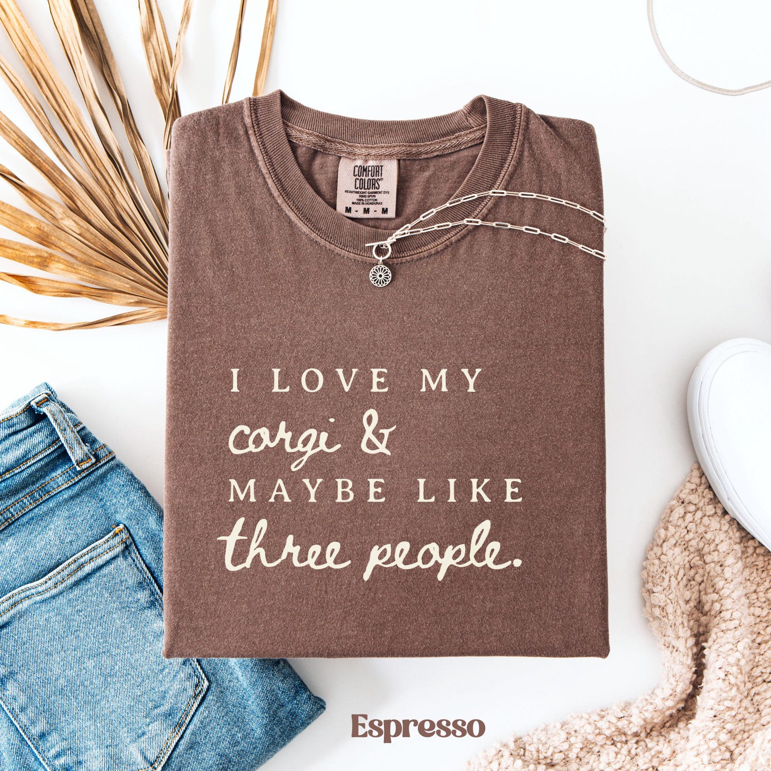 Corgi Lover T-Shirt: Funny Dog Mom Graphic Tee for Women