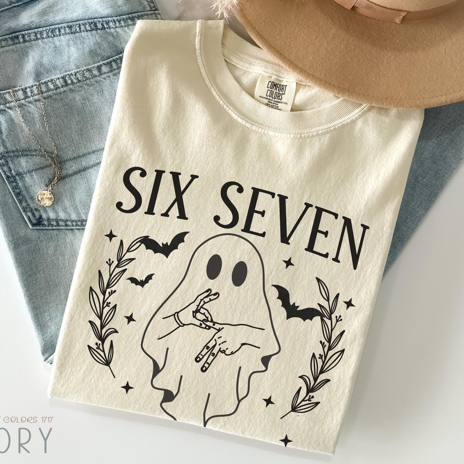 'Six Seven' Viral Number Meme Tee - Halloween Graphic Novelty Shirt