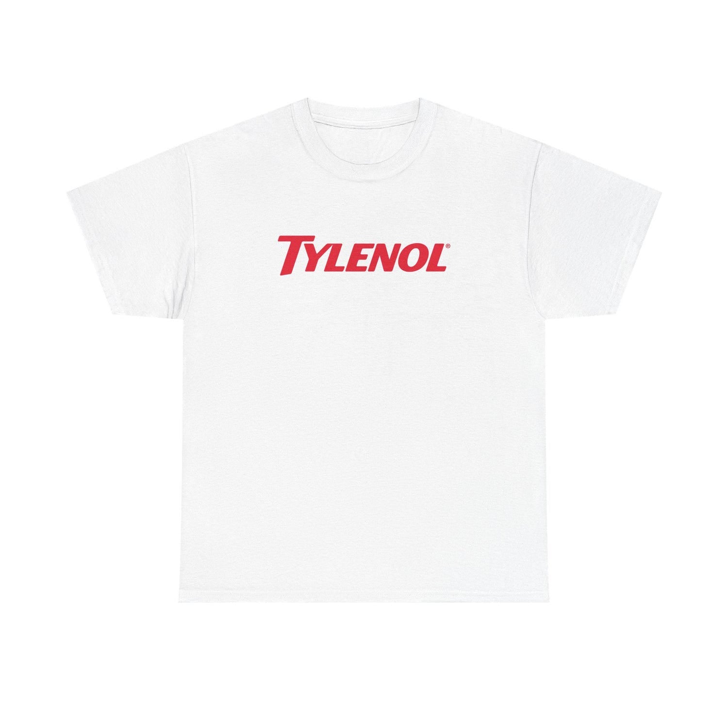 'Tylenol' Unisex Heavy Cotton Tee - Funny Symptom Relief Graphic Novelty Shirt
