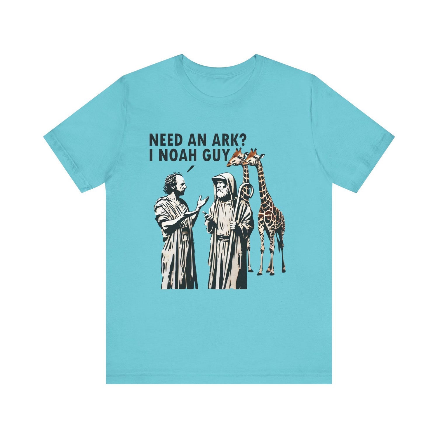 'Noah's Ark Humor' Animal Lover Tee - Quirky Bible Lover Graphic Novelty Shirt