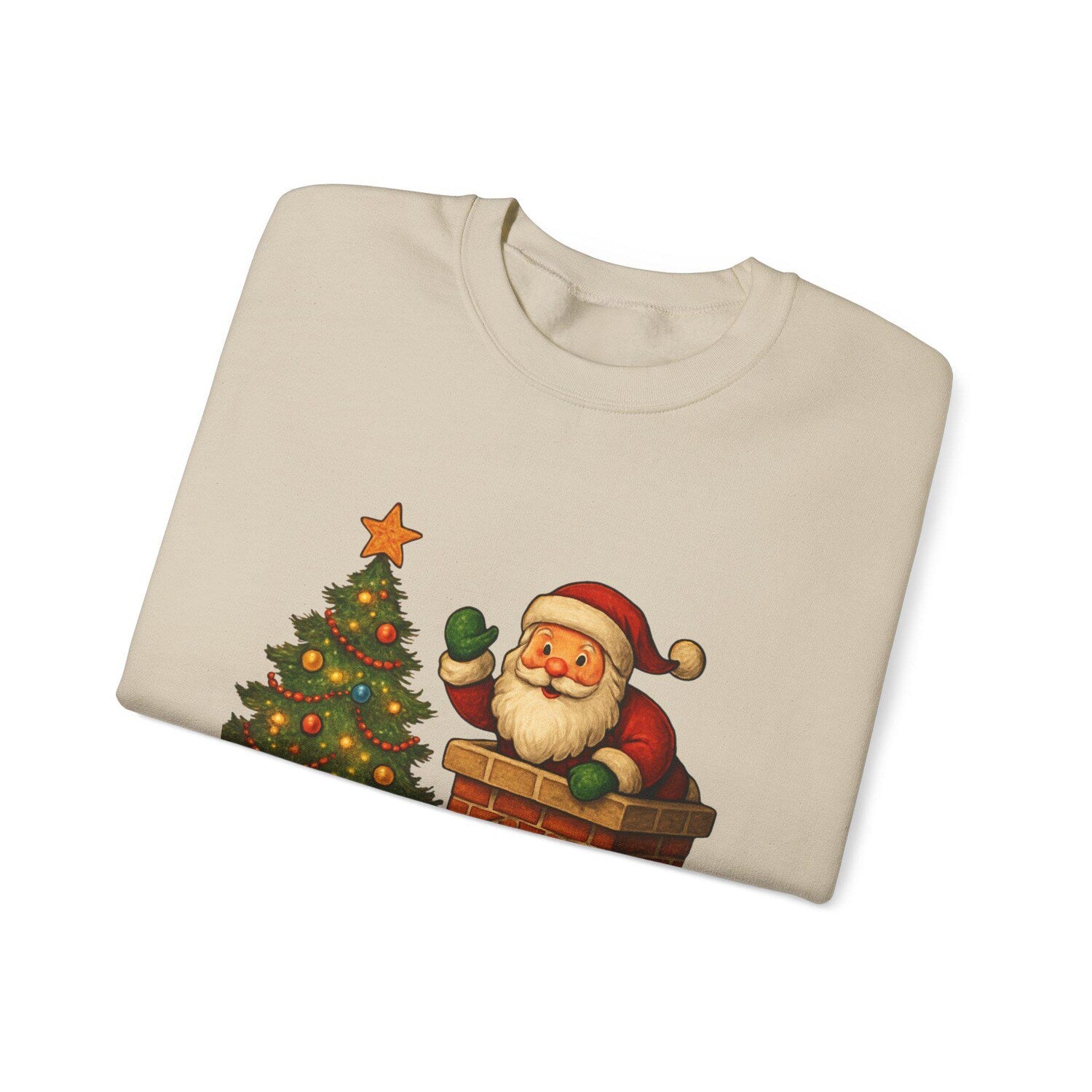 'Stuck Santa Ugly Sweater' Christmas Humor Tee - Funny Holiday Graphic Novelty Shirt