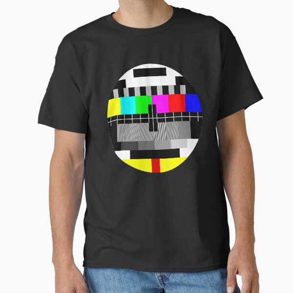 90's TV Test pattern Classic T-Shirt for Sale by Enji333