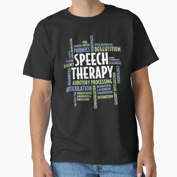 "Speech Therapist Gifts For SLP Month" Classic T-Shirt for Sale by AAGraphics