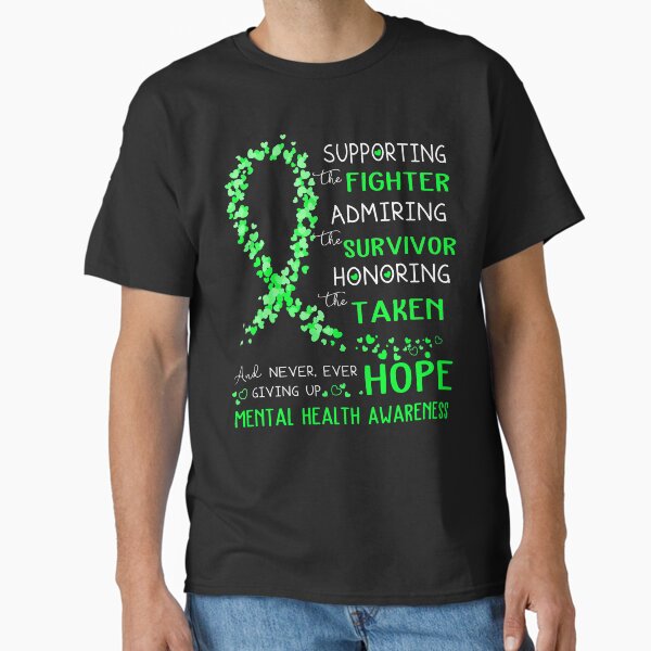 "Supporting Fighter Mental Health Awareness" Classic T-Shirt for Sale by largellie