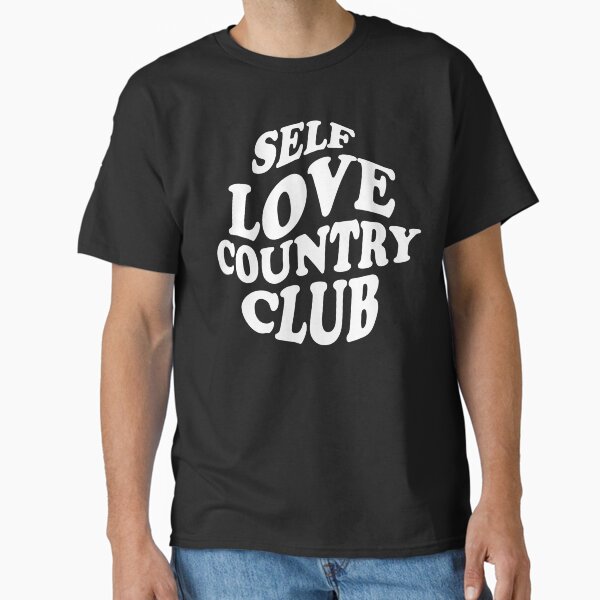 "SELF LOVE COUNTRY CLUB — ROUND LOGO" Classic T-Shirt for Sale by alrightabigail