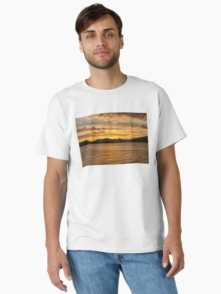 Golden Sunset Over Argyll Classic Shirt T Shirt Gift Ready