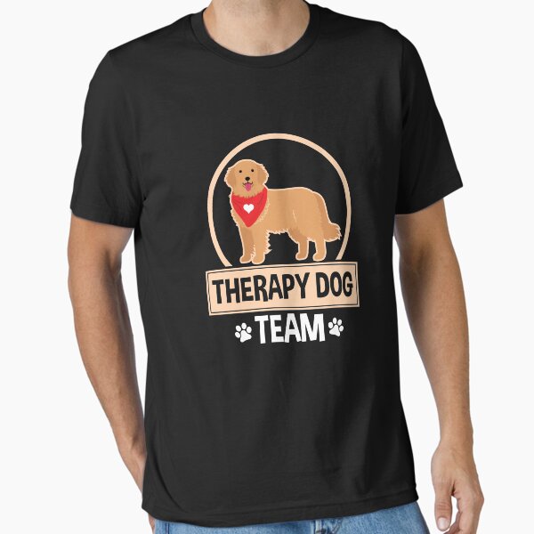 "Therapy Dog Team" Essential T-Shirt for Sale by jaygo