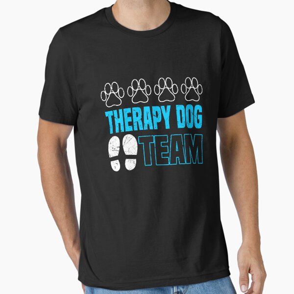 "Therapy Dog Team - Therapy Dog Dog Therapy" Essential T-Shirt by Ibu83