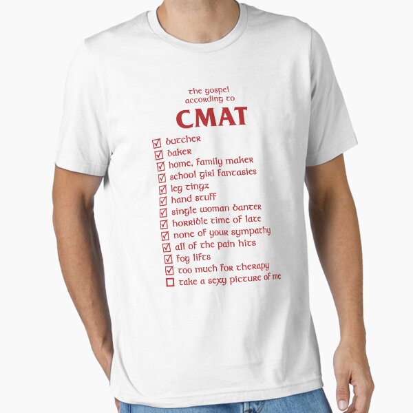 "Take a Sexy Picture of Me - Gospel According to CMAT" Essential T-Shirt for Sale by thekingkavanagh