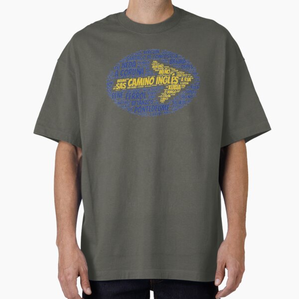 Camino Ingles Word Art Oversized T-Shirt for Sale by kriskuhn