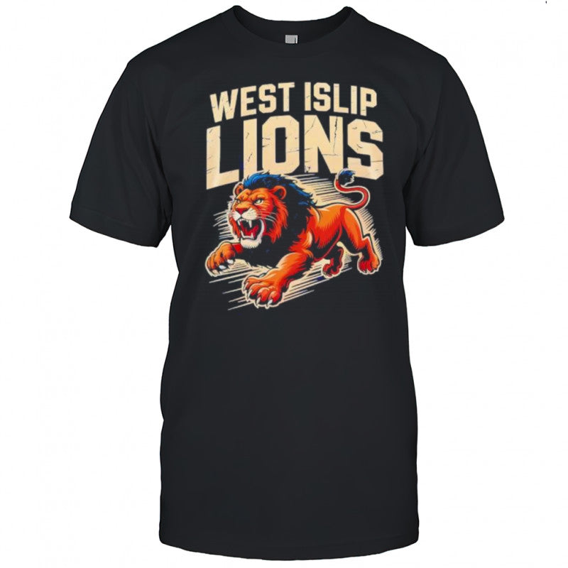 West islip lions aggressive roaring lion shirt